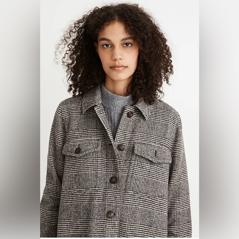 Madewell Plaid Crossbay Jacket in size S